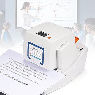 Upgraded Electric Stapler, 65-70 Sheets Capacity, Binding Speed & Margin Adjustable, Automatic Heavy Duty Stapler Including 5500 Staples, Jam-free