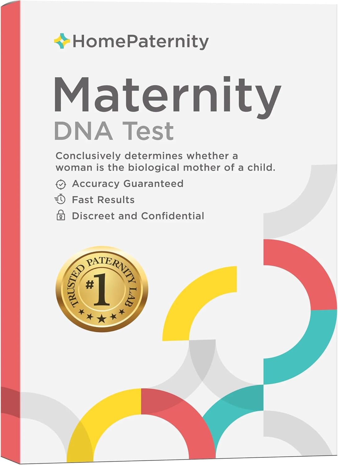 Maternity DNA Test, Fast Results, Highest Accuracy Available with Up to 34 Genetic Markers Tested, All Lab Fees & Shipping Included, Determine Bio-Mother
