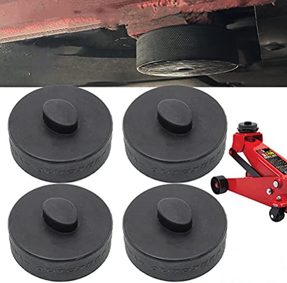 AUTOXBERT 4pcs Trolley Rubber Jack Pad Support Point Pucks Floor Adapter Jacking Trolly Car Removal Repair Tool for Porsche 911 964 993 996 991 Cayman Boxster
