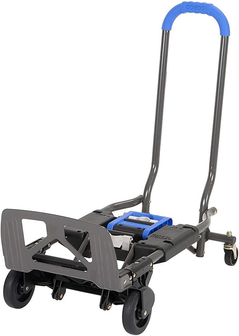 COSCO Shifter 135kg Multi Function Folding Handcart and Hand Truck (Blue)