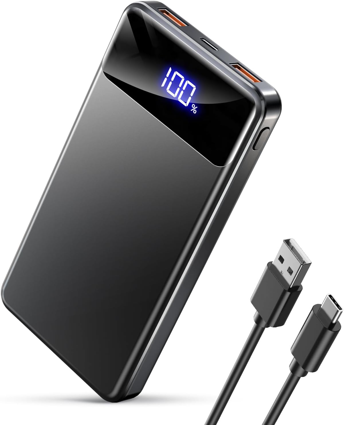 Power Bank 12000mAh Fast Charging, Portable Charger PD22.5W, PD3.0 QC4.0 USB-C/USB-A Output, Phone Battery Pack for iPhone 16 15 14 13 Plus Pro Max Mini, Glaxy