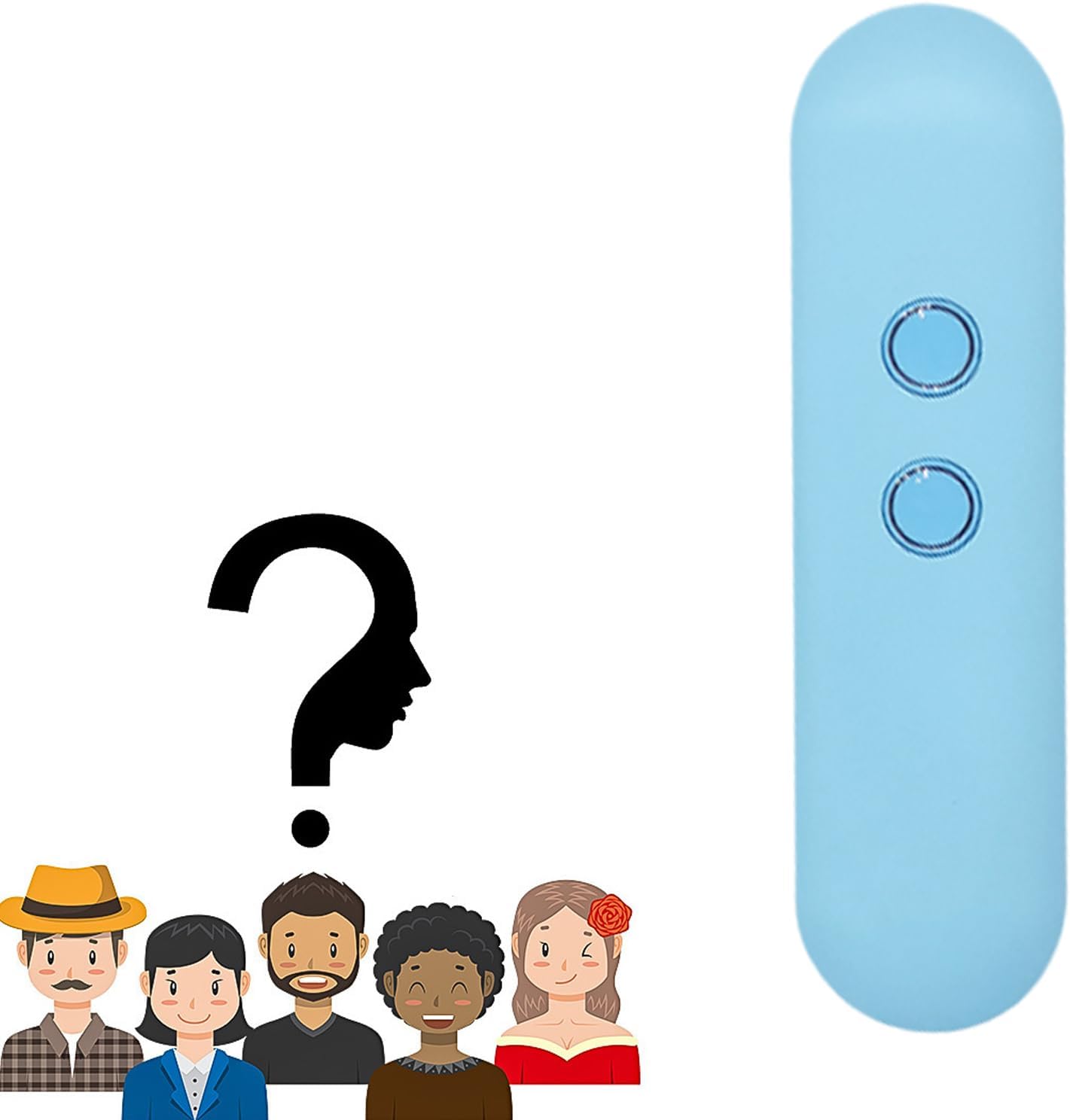 Real Time Intelligent Languages Translator Device,Multipurpose Language Translator for Business Travel Learning,Blue