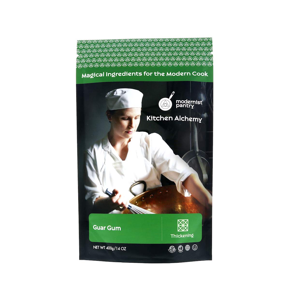 Pure Guar Gum ⊘ Non-GMO Vegan OU Kosher Certified - 400g/14oz