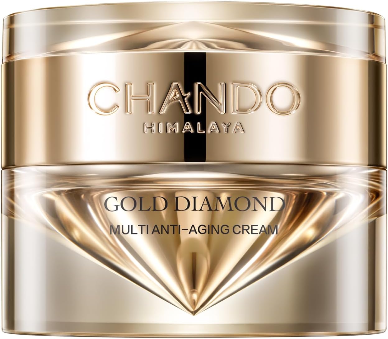 CHANDO HIMALAYA Gold Diamond Multi Anti-Aging Cream (55g/1.94oz): Super Multi Correction Night Cream, Wrinkle Reduction Cream, Firms Skin, Paraben Free