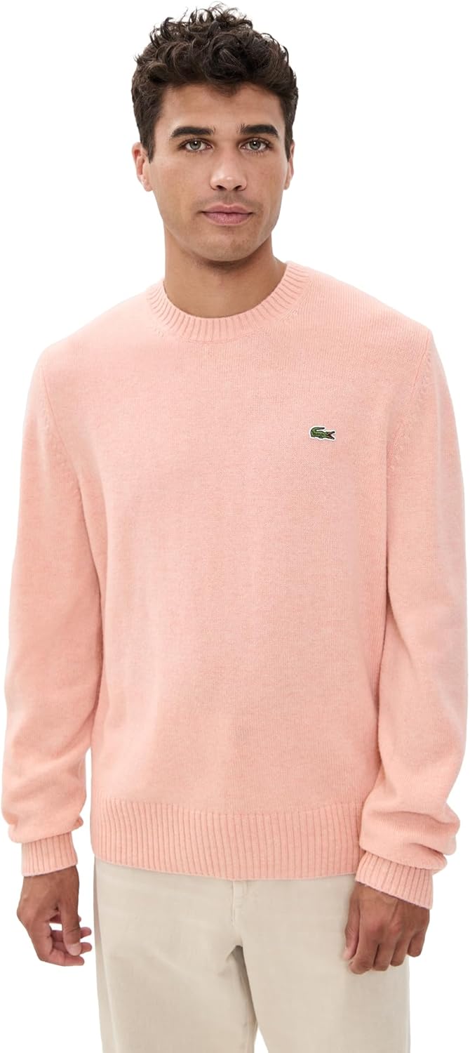 Lacoste Men's Crew Neck Wool Sweater