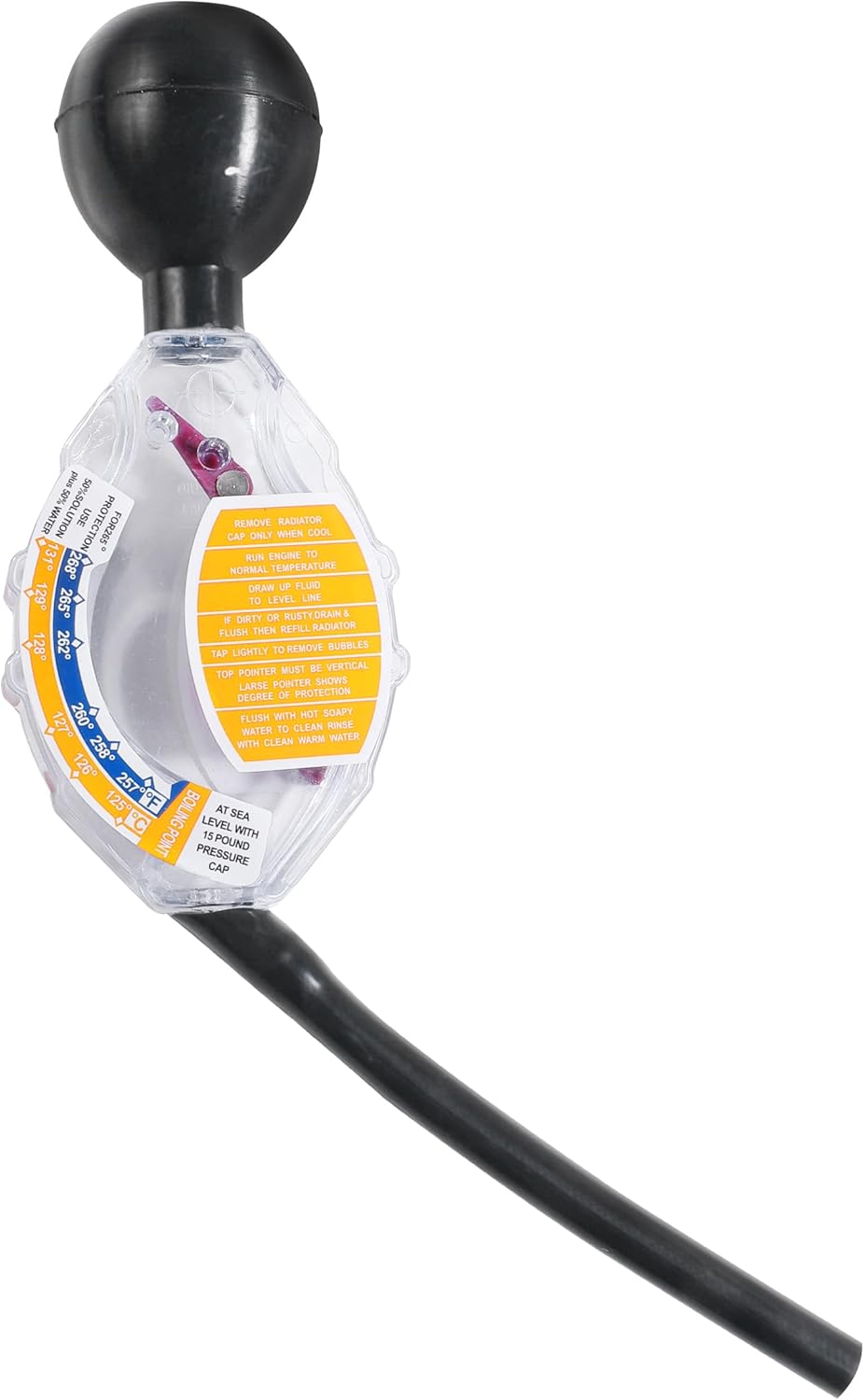 Automobile Antifreeze Tester,Coolant Tester,Car Accessories,Antifreeze Tester for Coolant,Automotive Antifreeze Densitometer Freezing Testing Tool,Fit for Testing Hot or Cold Batteries