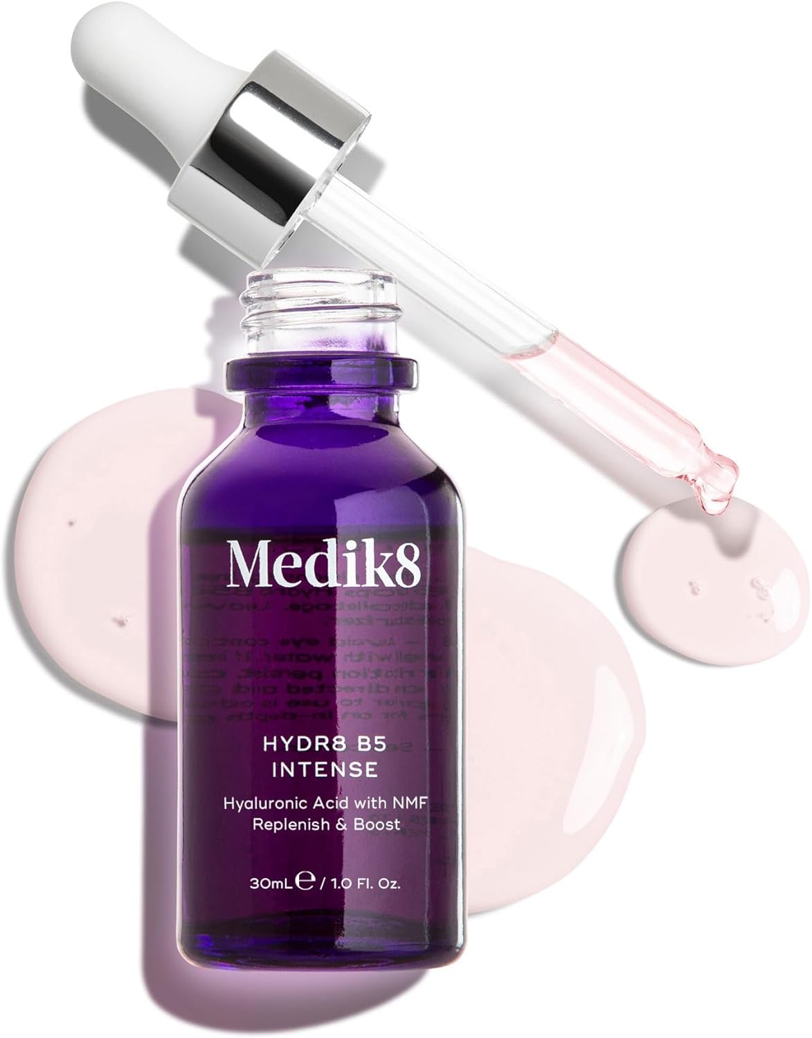 Medik8 Hydr8 B5 Intense - Supercharged Multi-Weight Hyaluronic Acid Serum - Replenishes, Smooths & Plumps Skin - Ideal For Normal to Dry Skin Types - 30ml