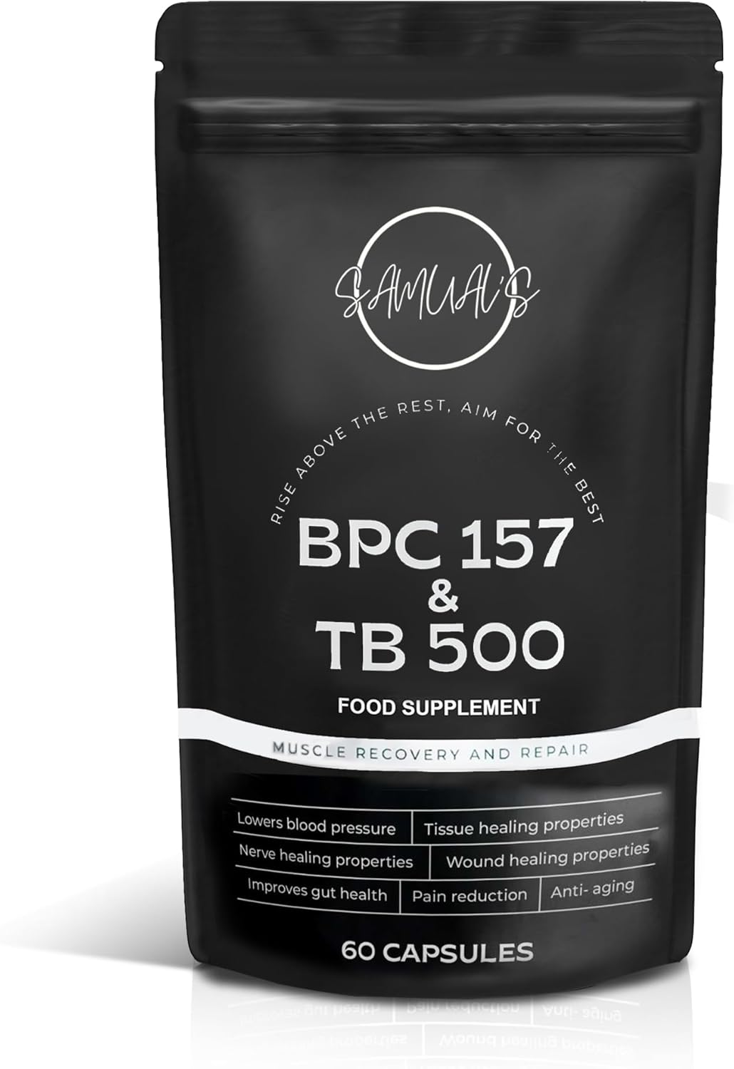 BPC 157 and TB 500 Capsules - Actually Contains Extreme Levels of BPC 157 and TB 500 - a truely Breathtaking Breakthrough in Injury Recovery and Growth - 1000mcg of peptides