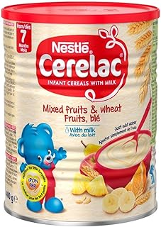 Nestle Cerelac, Mixed Fruits and Wheat with Milk, 14.1 Ounce Can