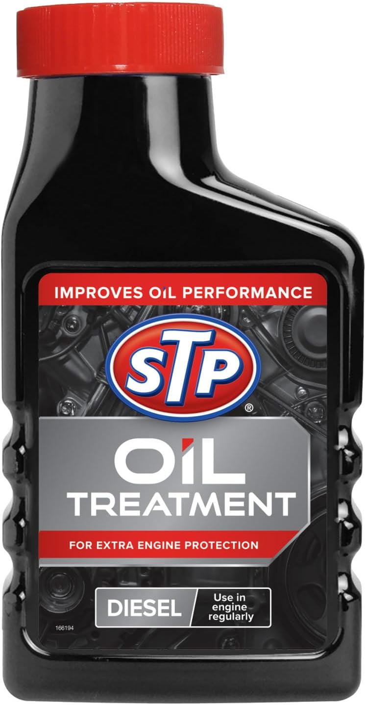 STP Oil Treatment for Diesel Engines 3000 ml, Protects your Engine by Reducing Deposits, Reduced Oil Consumption, Mechanical Car Cleaning Products, Made in the UK