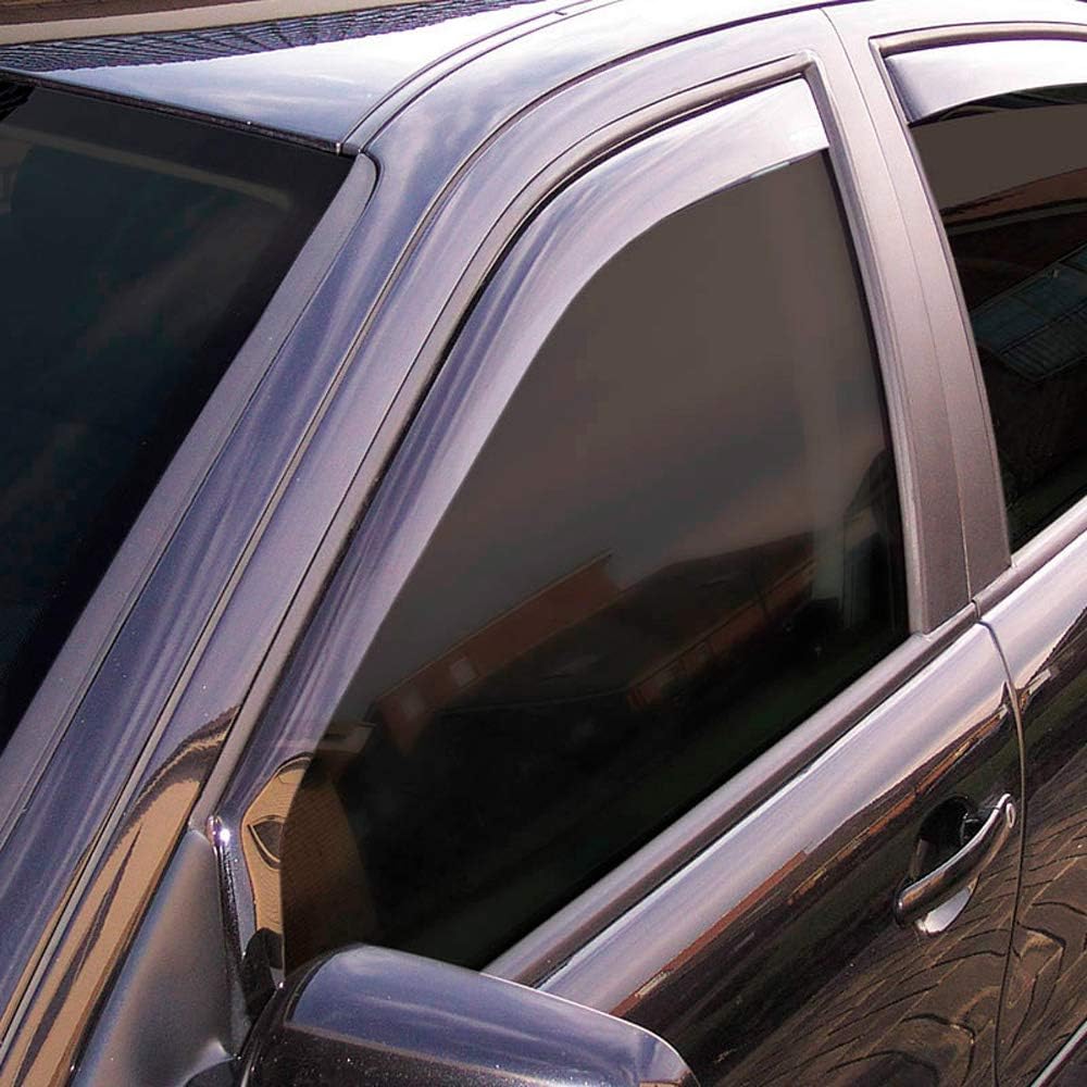 ClimAir Window Visors Dark compatible with Toyota Corolla (E21) HB/Sedan/Touring Sports 2019- & Suzuki Swace 2020-, Black