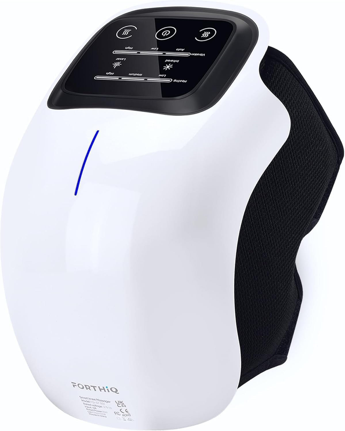 FORTHIQ Knee Massager Smart with Heat, Red Light and Vibration, 3-in-1 Cordless, 2025 Updated Edition, Gifts for Grandma & Grandpa, FSA-HSA Eligible