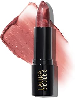 LAURA GELLER NEW YORK Italian Marble Sheer Lipstick - Honey Bun - Hydrating & Lightweight - Vitamin E & Caster Seed Oil - Cream Finish