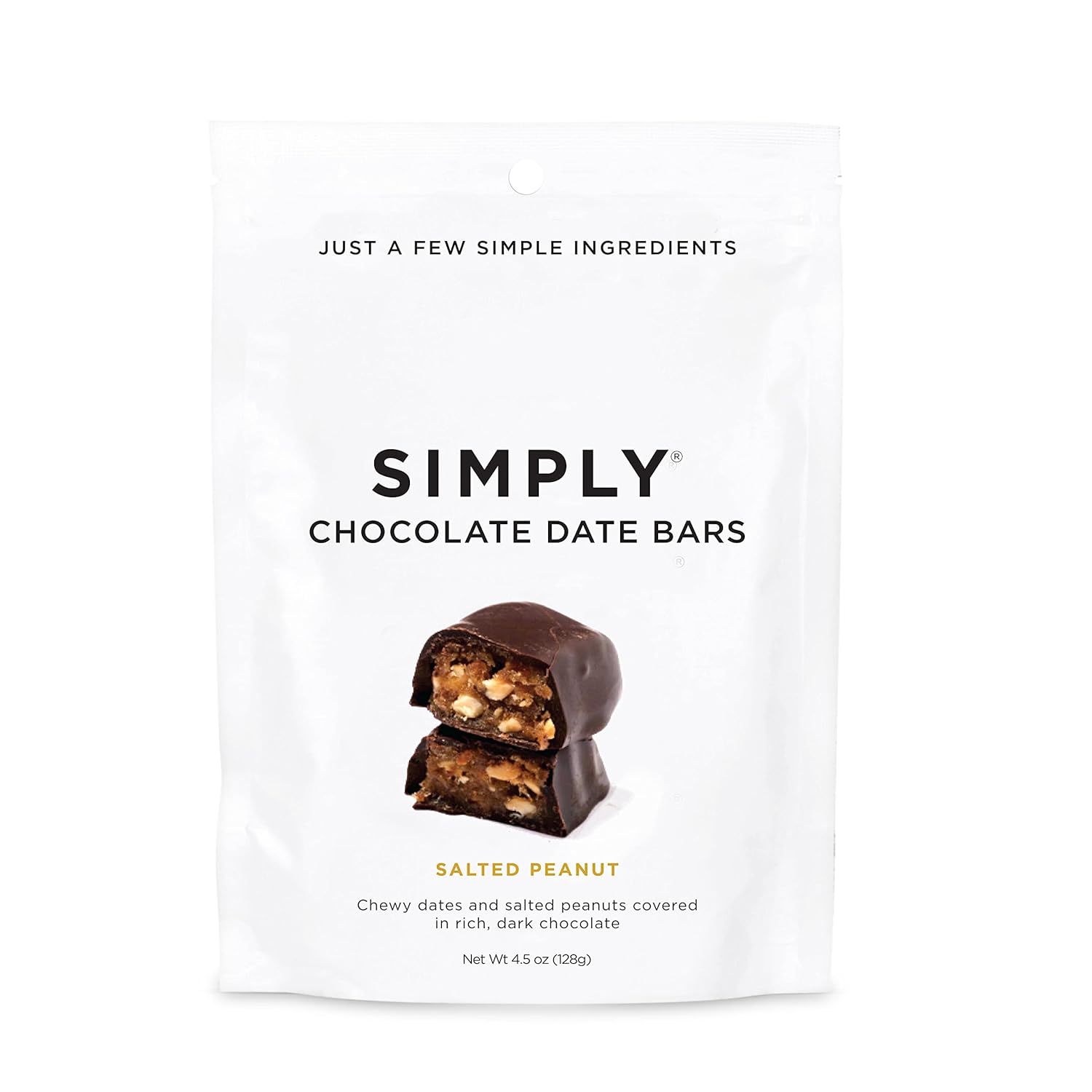 Simply Chocolate Date Salted Peanut Bar 4.5 OZ