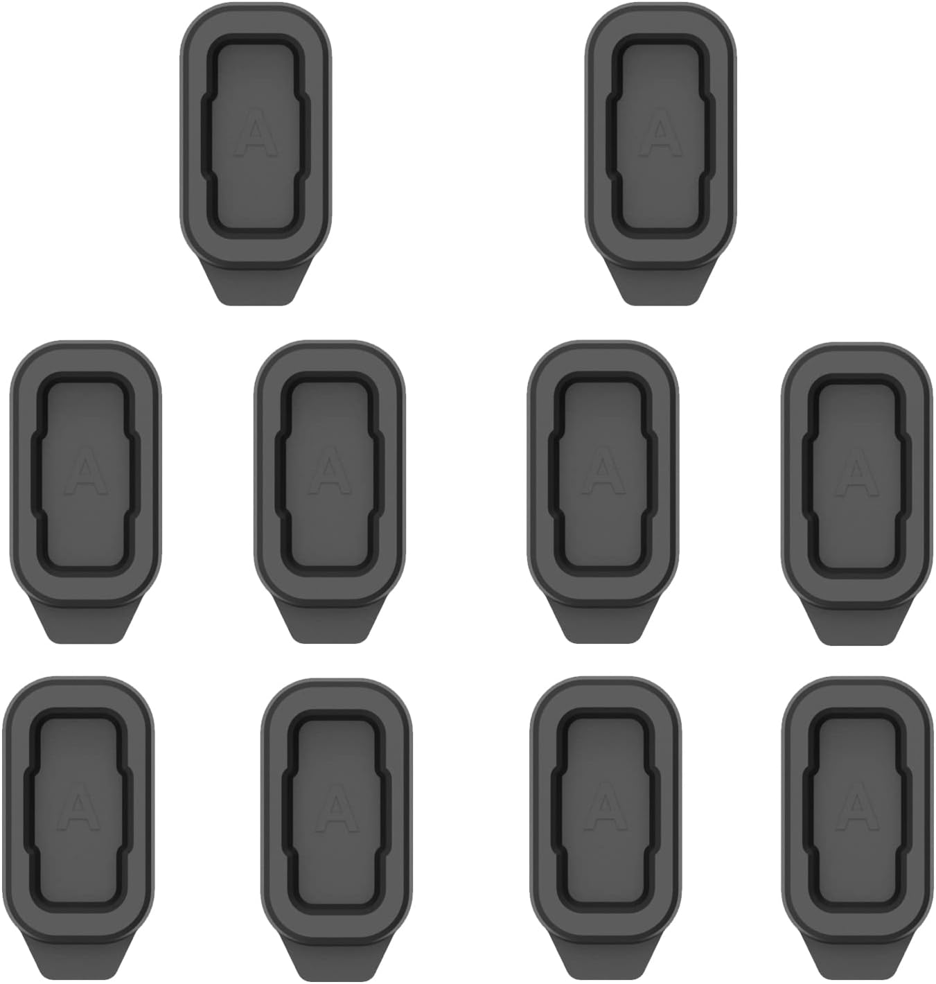 Dust Plug Compatible with COROS NOMAD/PACE PRO/PACE 3 / PACE 2 / APEX 42mm 46mm / VERTIX 2S Watch Dust Cover Charger Port Protector Dustproof Case Anti Dust Accessories Black 10 Pieces