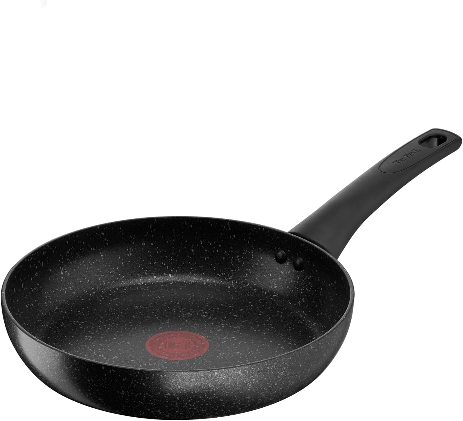Tefal Titanium Stone Frying Pan 20 cm, High-Performance Non-Stick Durable Coating, Metal Safe, All Hobs Including Induction, Thermo-Signal, Black, E1050245