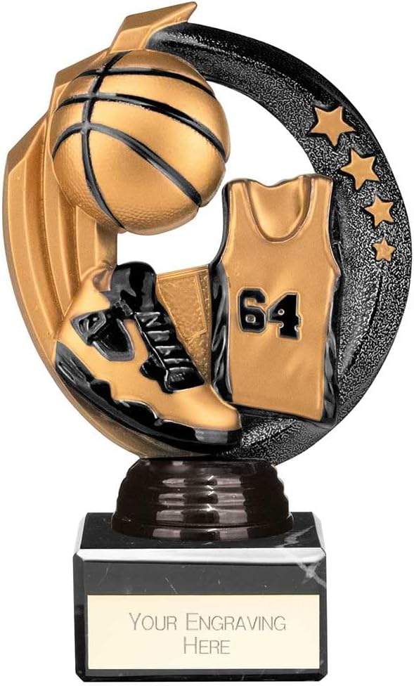 Trophy Superstore Renegade II Legend Basketball Trophy - Marble Base - Free Engraving - 155mm C-50x16