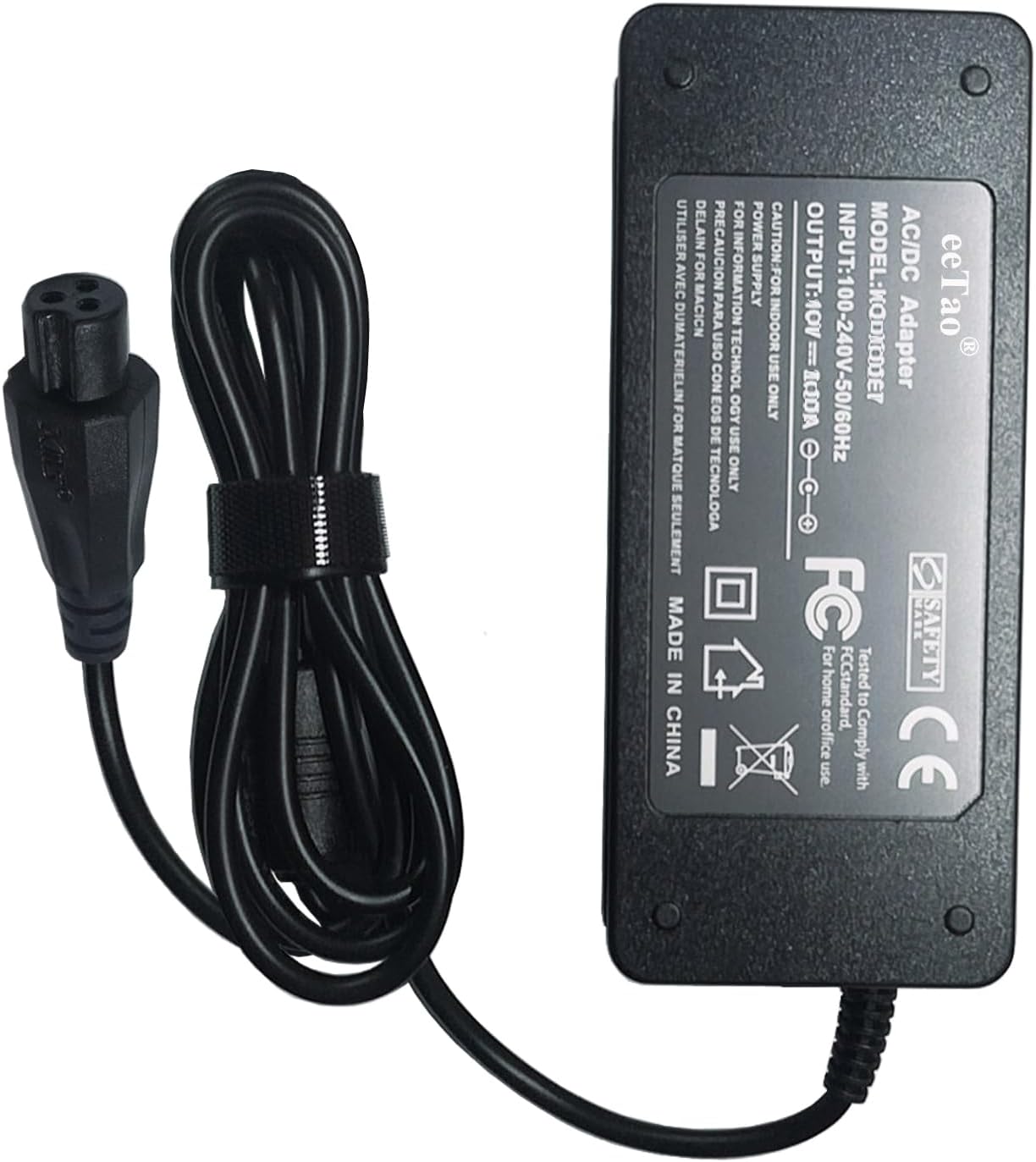 3-Prong 42V AC/DC Adapter Charger Compatible with Teamgee H5 H8 H9 H20 H20T H20 Mini H20Mini 36V 3.5Ah 36 Volt 4.4Ah 36VDC Lithium ion Li-ion Battery 42VDC Switching Power Supply Cord PSU