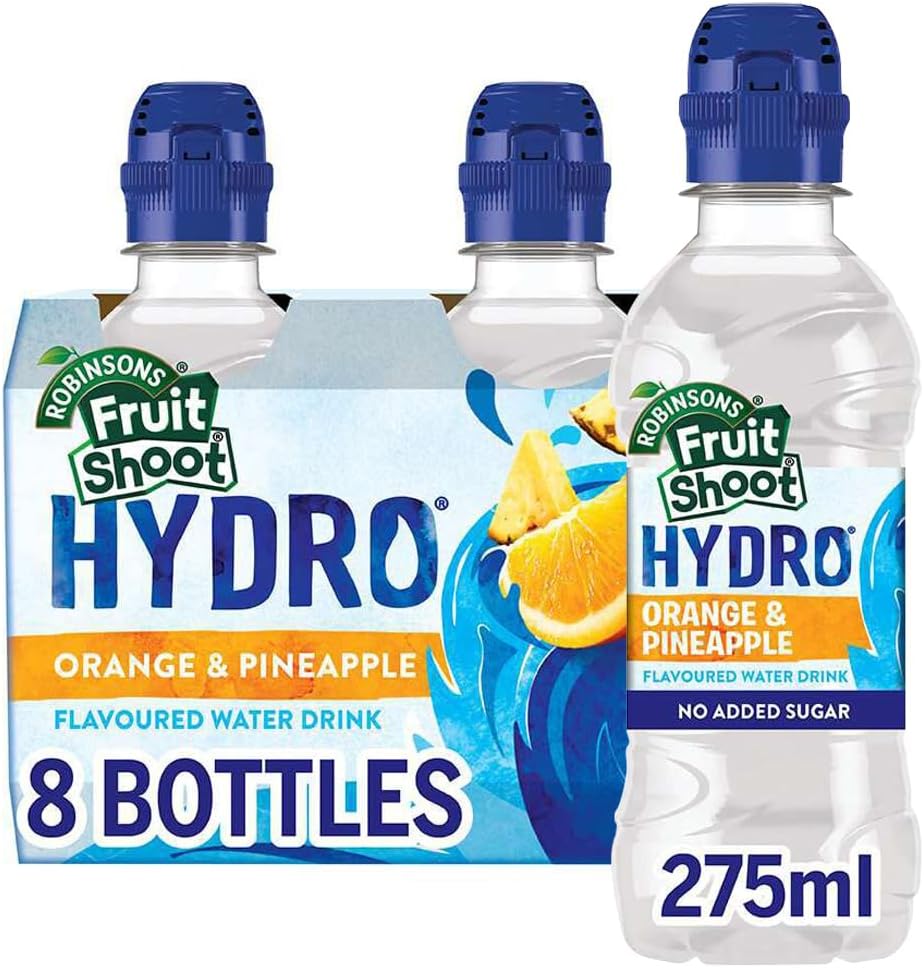 Fruit Hydro Shoot Orange and Pineapple Water Drink, 8x275ml