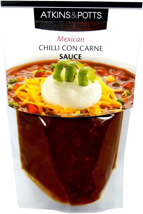 Atkins & Potts - World Sauce - Chilli Con Carne - 350g (Case of 6)