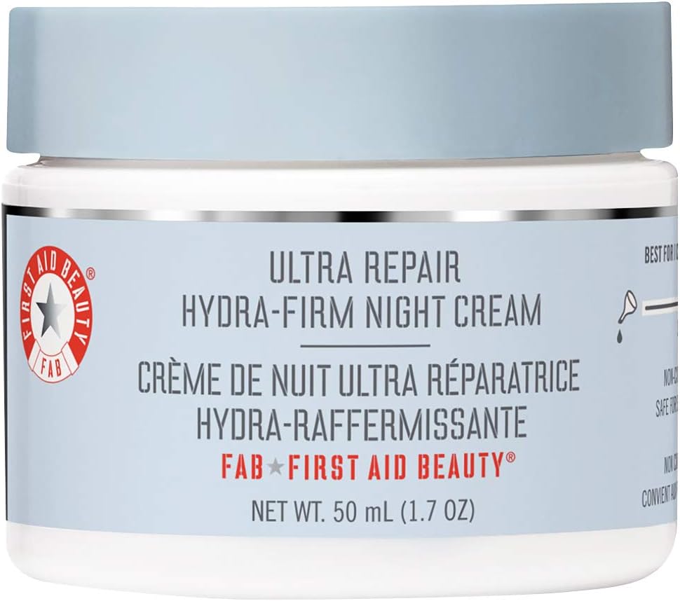 First Aid Beauty Ultra Repair Hydra-Firm Night Cream, Intense Nighttime Moisturiser – 48.2 g