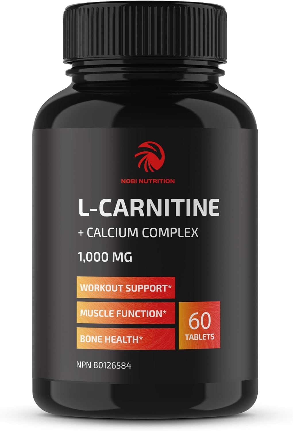 L Carnitine 1100mg | Performance, Fitness, Energy & Metabolism Support Supplement for Men & Women | L-Carnitine L Tartrate Complex to Support Thermogenesis & Weight Management | Vitamin D | 60 Tablets