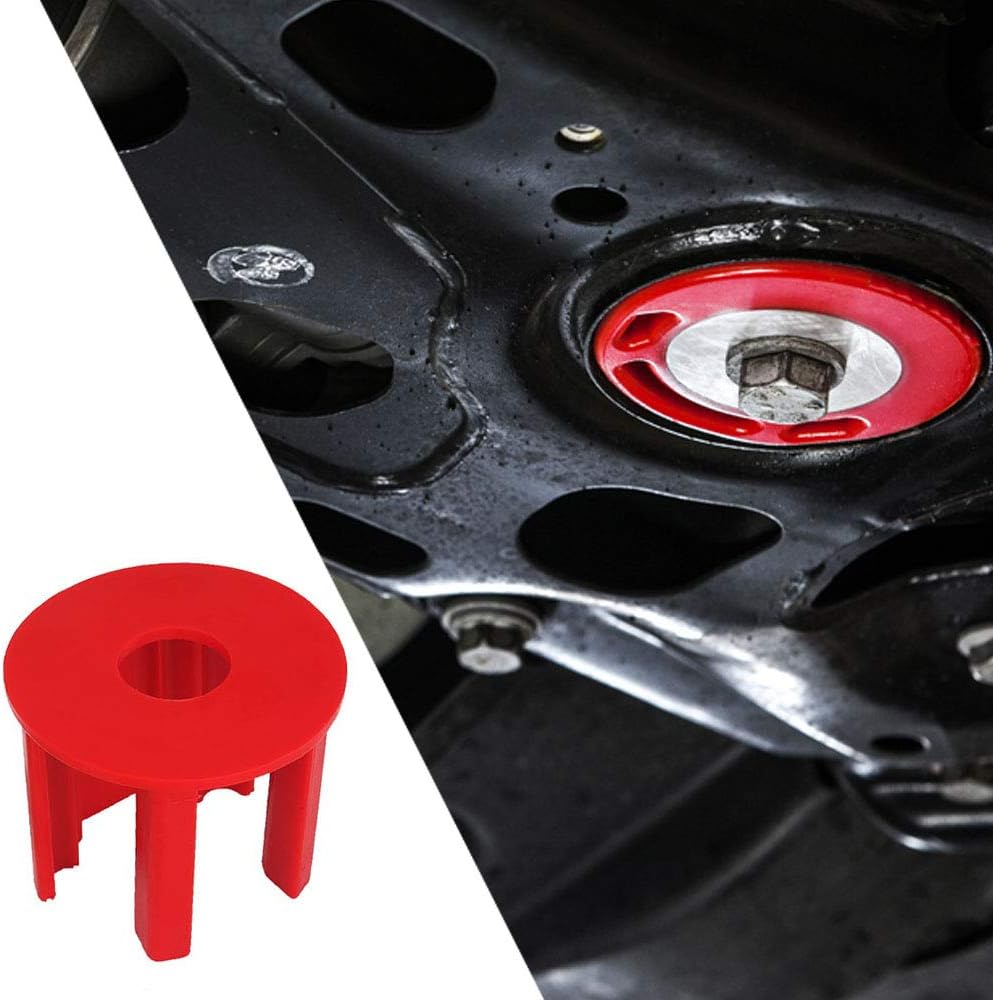 Kyostar Engineering Dog Bone Engine Mount Kit,Red Engine Mount Insert Fit for VW Golf GTI Rabbit MK5 2.0TSI