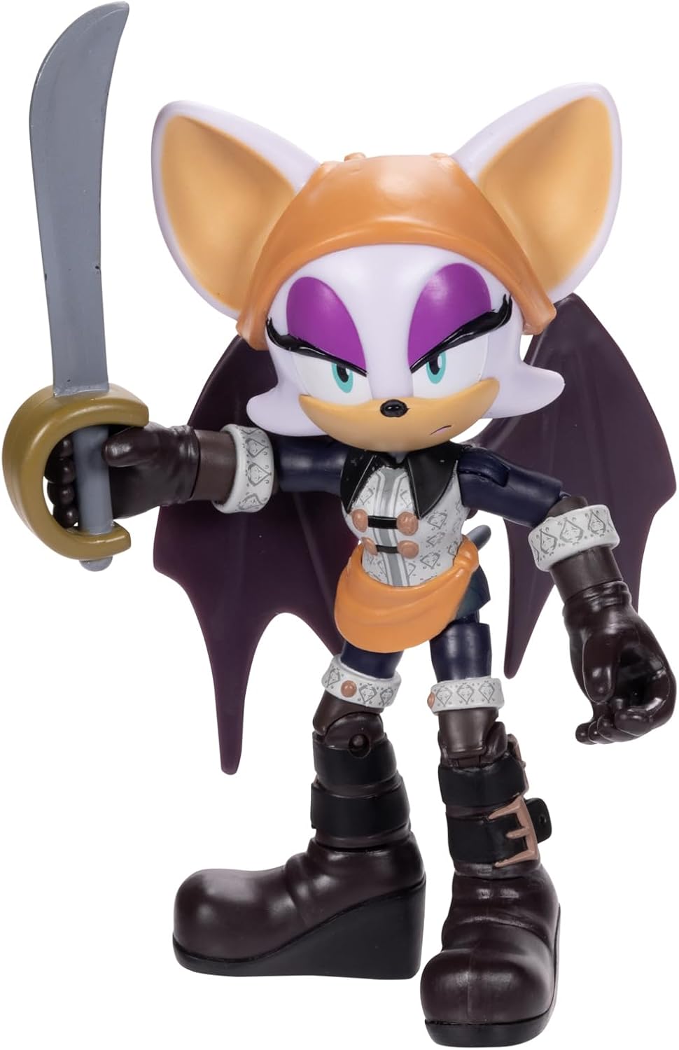 Sonic Prime 5-inch Baton Rouge - No Place Action Figure 15 Points of Articulations. Ages 3+ (Officially Licensed by Sega and Netflix)