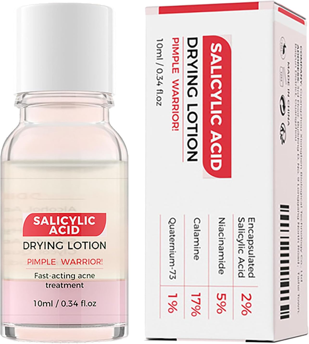 Drying Lotion for Acne - Salicylic Acid Acne Treatment - Overnight Drying Lotion - Anti Acne Face Serum - Pimple Lotion for Redness - Spot Treatment - Dry Out Blemishes & Pimple, Reduce Redness