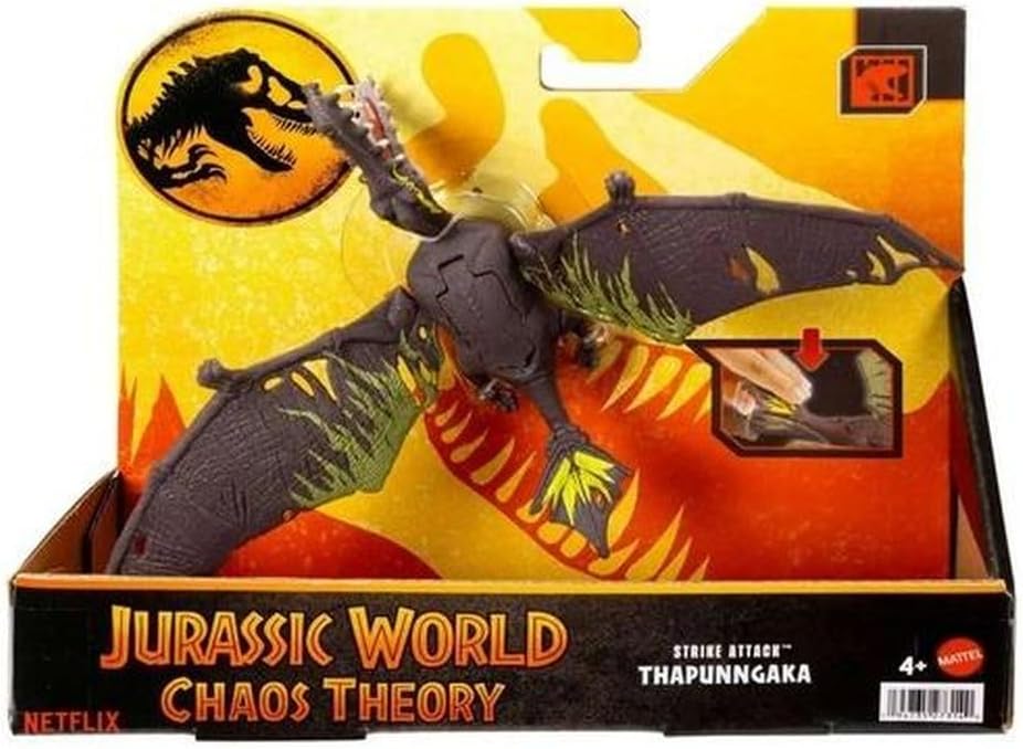 Jurassic World Thapunngaka Shawi Attack Bite Toy Dinosaur for Children from 4 Years