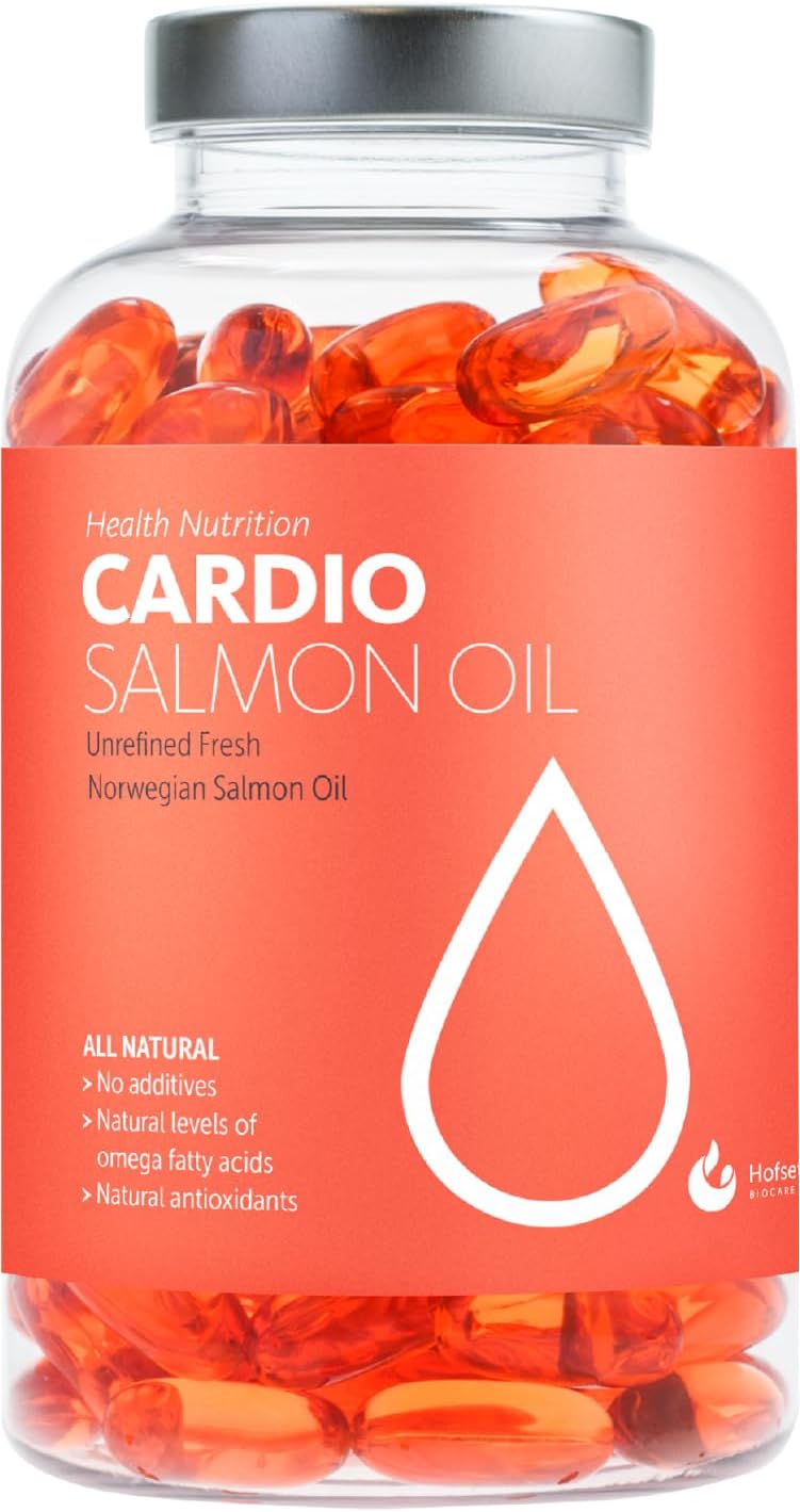 High Strength Omega 3 6 9 Fish Oil - 1000mg, Norwegian Salmon Oil with EPA, DHA & DPA, No Burping or Aftertaste, Omega 3 Fatty Acids Supplement for Eye, Brain & Heart, Triglyceride Form - 180 Capsules