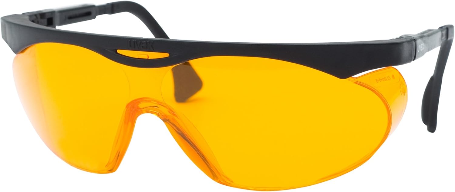 Honeywell Uvex Ademco Skyper Blue Light Blocking Computer Glasses with SCT-Orange Lens (S1933X)