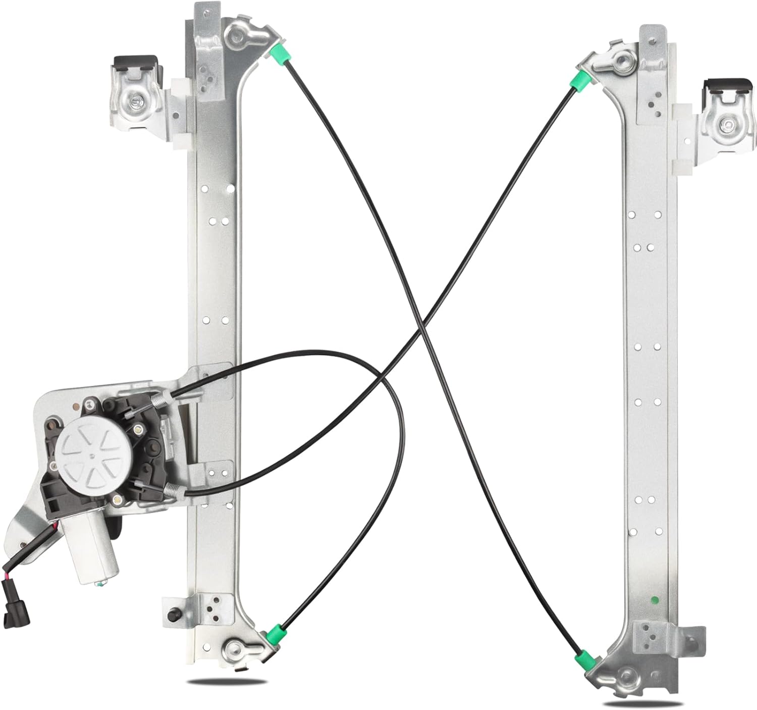 Rear Passenger Side Power Window Regulator with Motor Assembly Replacement for Chevy Silverado Suburban 1500 2500 GMC Sierra Yukon Cadillac Escalade 2000 2001 2002 2003 2004 2005 2006, Right, 741-579