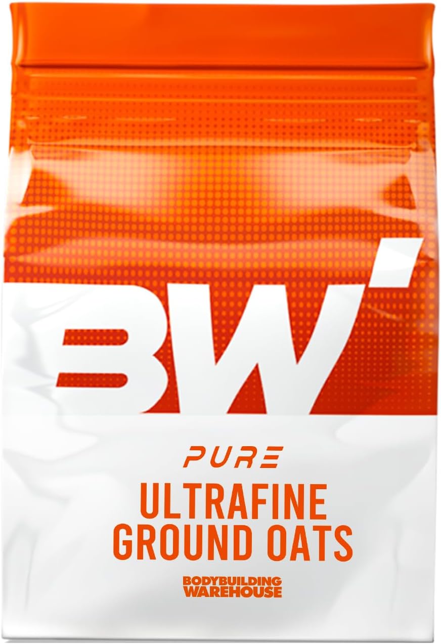 Bodybuilding Warehouse, Pure Ultrafine Ground Oats - Add to Your Protein Shakes - (Unflavoured, 4kg)