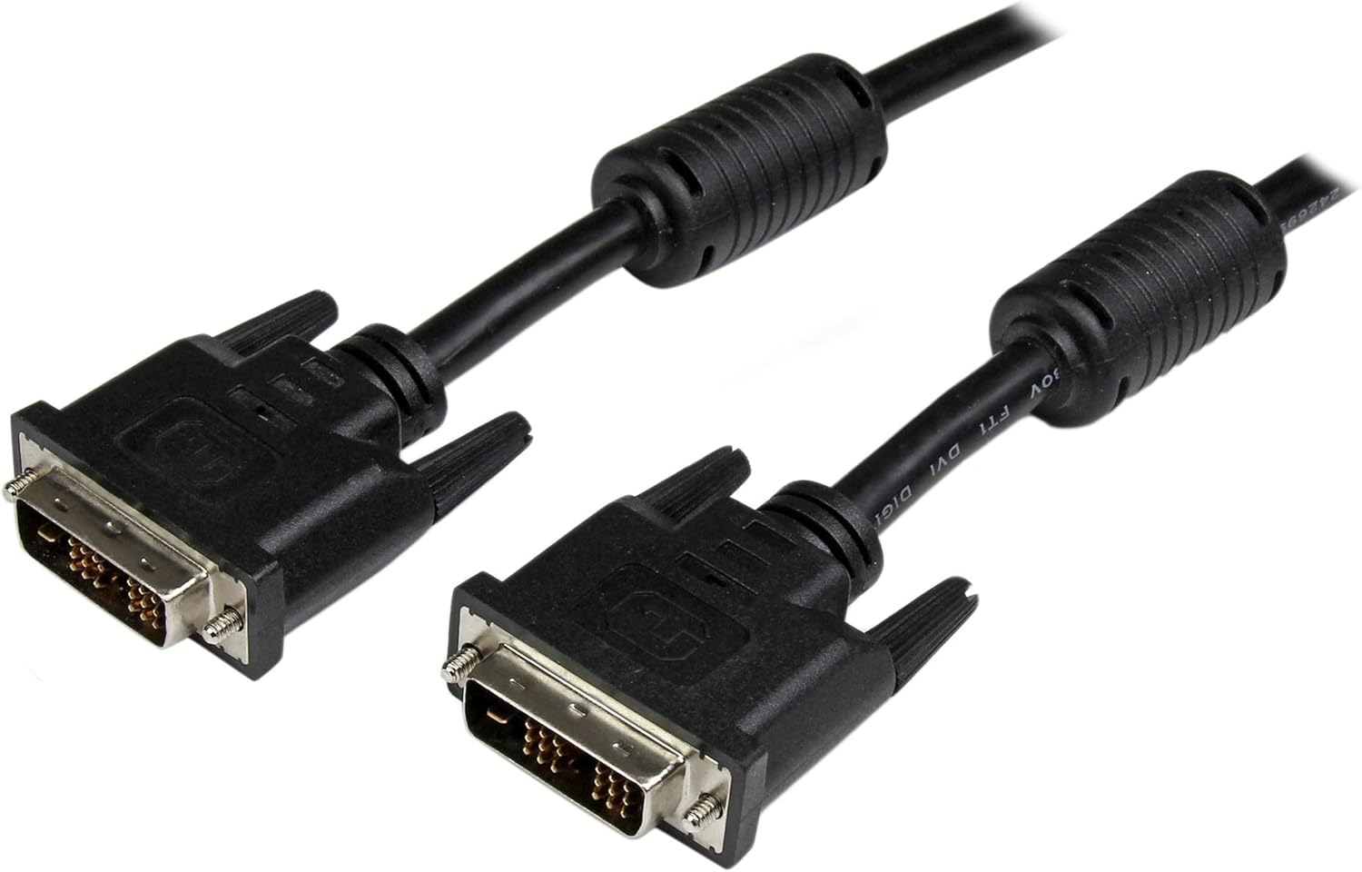 StarTech 10 ft DVI-D Single Link Cable -Male to Male DVI-D Digital Video Monitor Cable DVI-D M/M Black Model DVIDSMM10