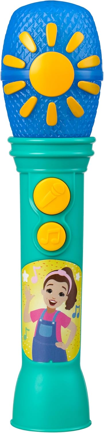 eKids Ms Rachel Microphone Toy for Toddlers with Built-in Music and Lights, Designed for Fans of Ms Rachel Toys