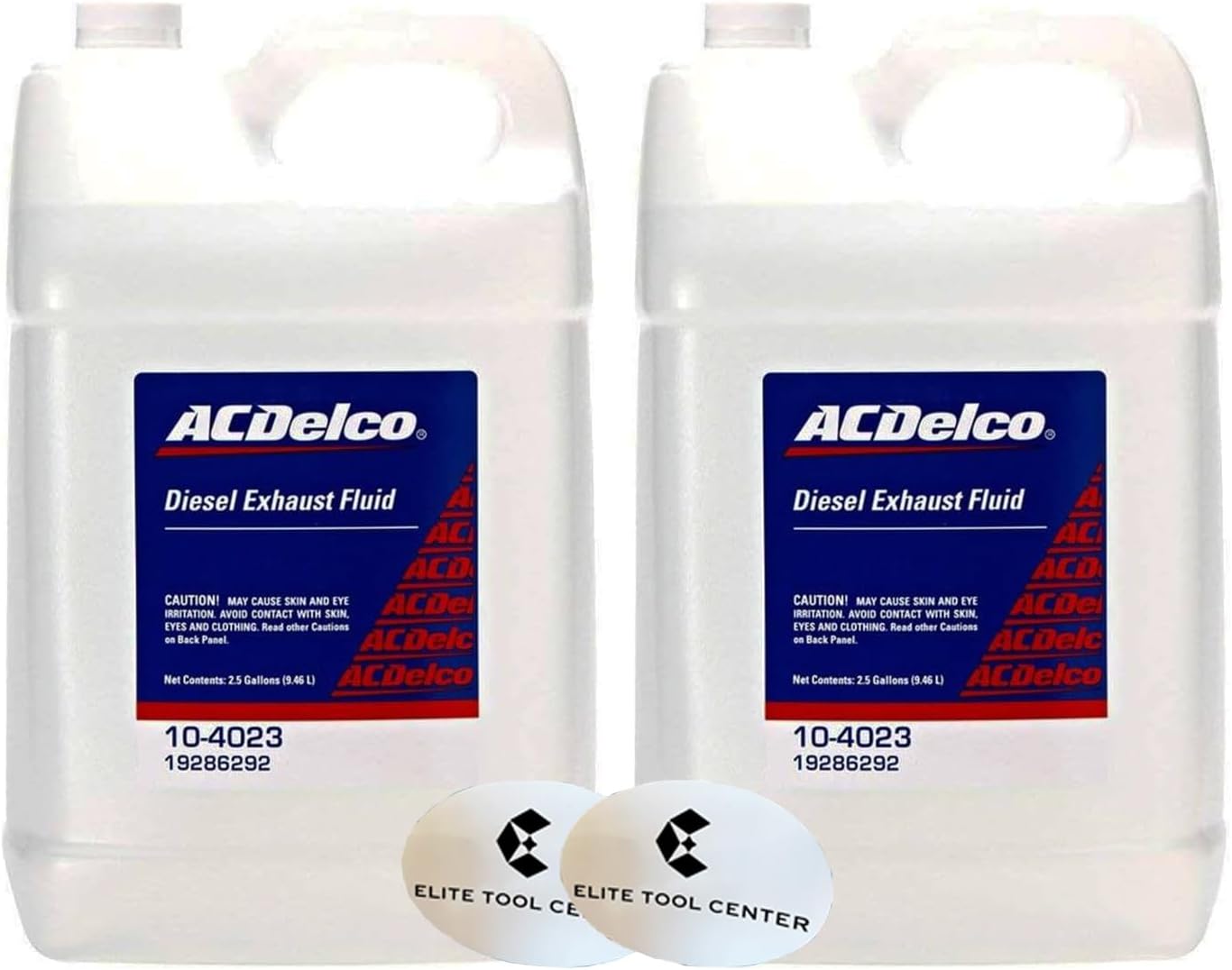2 Pack 2.5 Gallon AC Delco 10-4023 Original Diesel Emissions Fluid DEF for GM Duramax Diesel Trucks Stickers