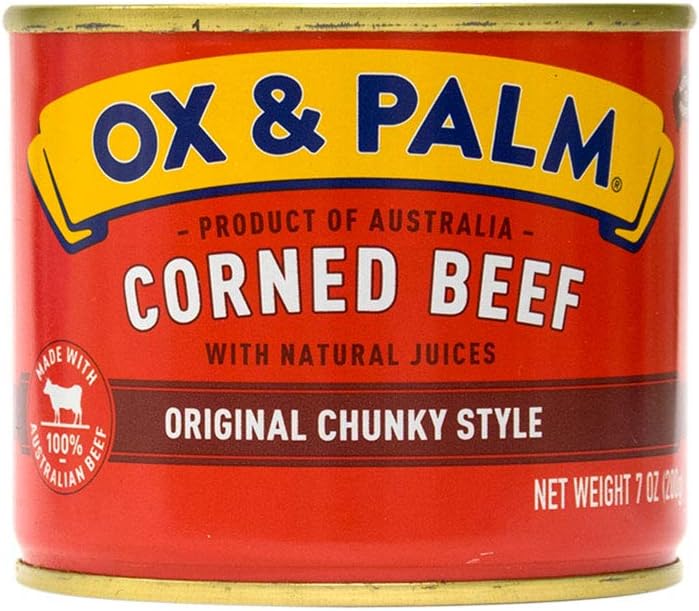 Ox & Palm Corned Beef Original Chunky Style 200ml (Pack of 1)