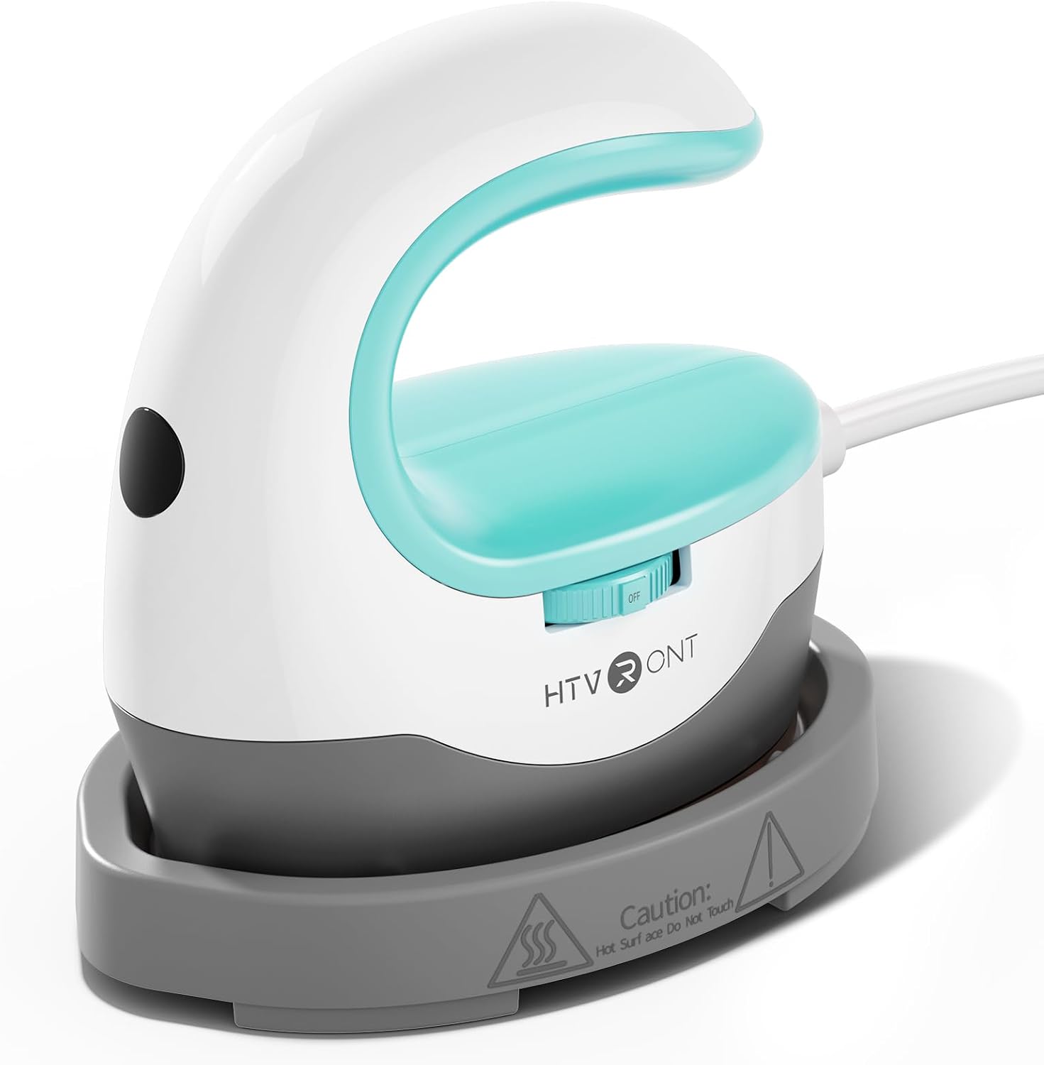 HTVRONT Heat Press Mini Heat Press Machine, Portable Mini Iron for Crafts