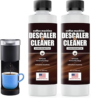 IMPRESA [4 Uses Coffee Machine Descaler & Cleaner - Universal - Espresso Machine Descaler Solution - Coffee Pot Cleaner and Descaler - USA Made