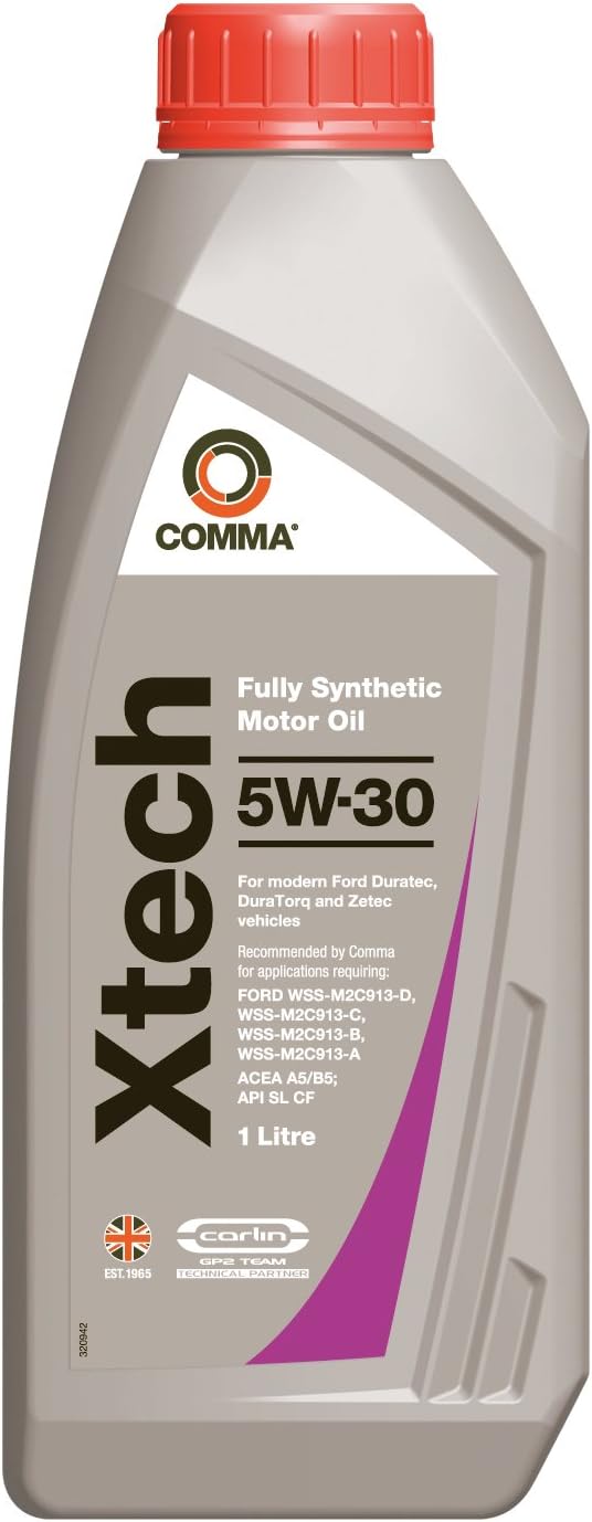 Comma XTC1L XTech Fully Synthetic 5W30 Motor Oil, 1 Liter, Grey