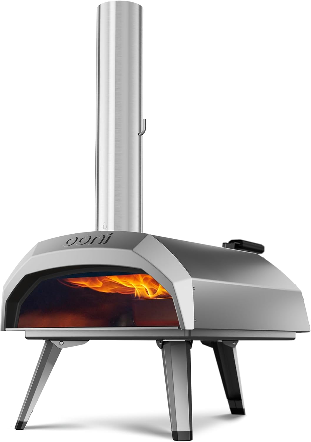 Ooni Karu 12 Multi-fuel Outdoor Portable Pizza Oven - Reaches 950°F and Cooks 12 Inch Pizzas in 60 Seconds. Versatile Wood or Propane Gas Fired Grill with Pizza Stone
