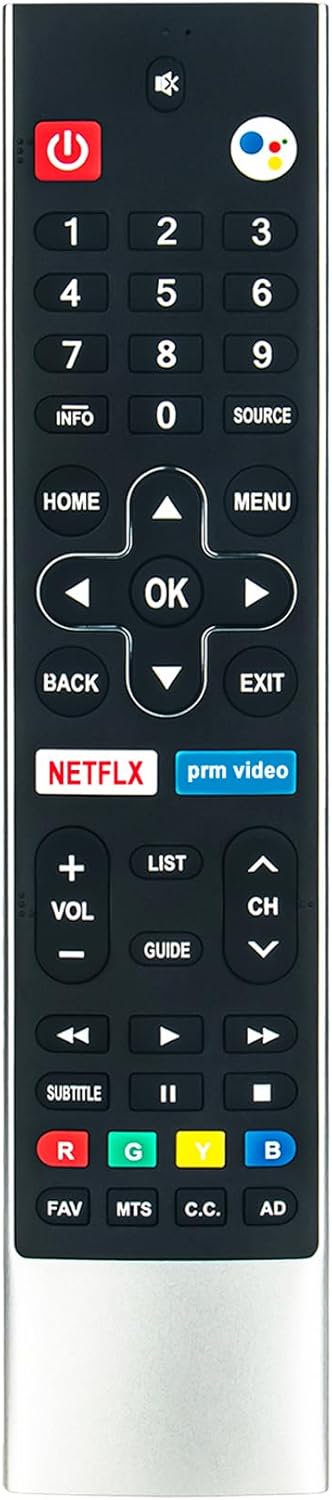 HS-7720 HS-7720H-00 Voice Replacement Remote Control Applicable for Skyworth UD7200 UD6200 Series 4K Android TV 50UD7200 55UD7200 65UD7200 75UD6200