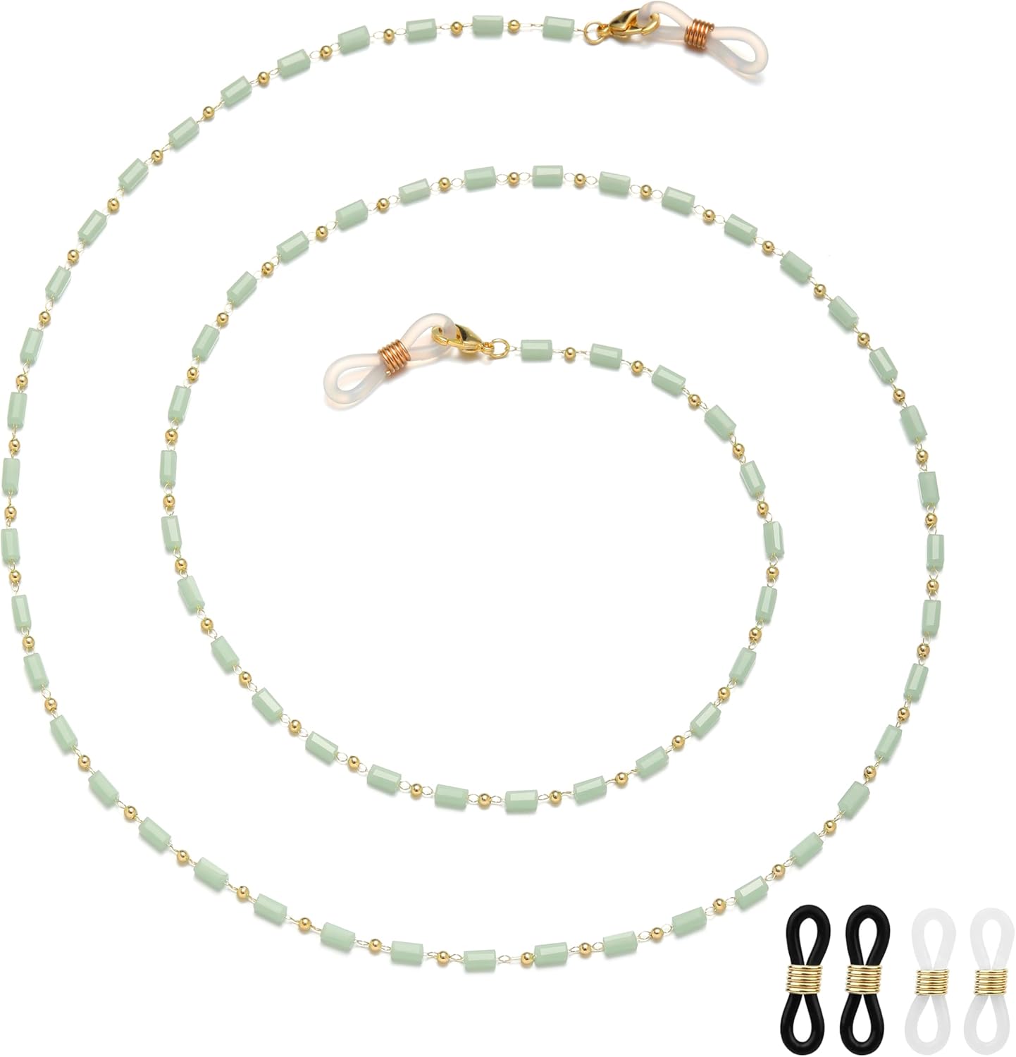 Glasses Chain Beaded Eye Glasses Holders Around Neck Eyeglass Chain Crystal Eyeglass Chains for Women Stylish
