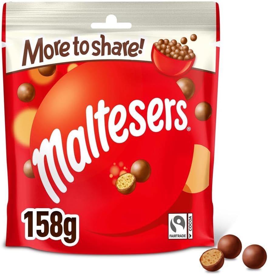 Maltesers Chocolate Gifts Bag, Chocolate Gifts, Sharing Pack, 158g