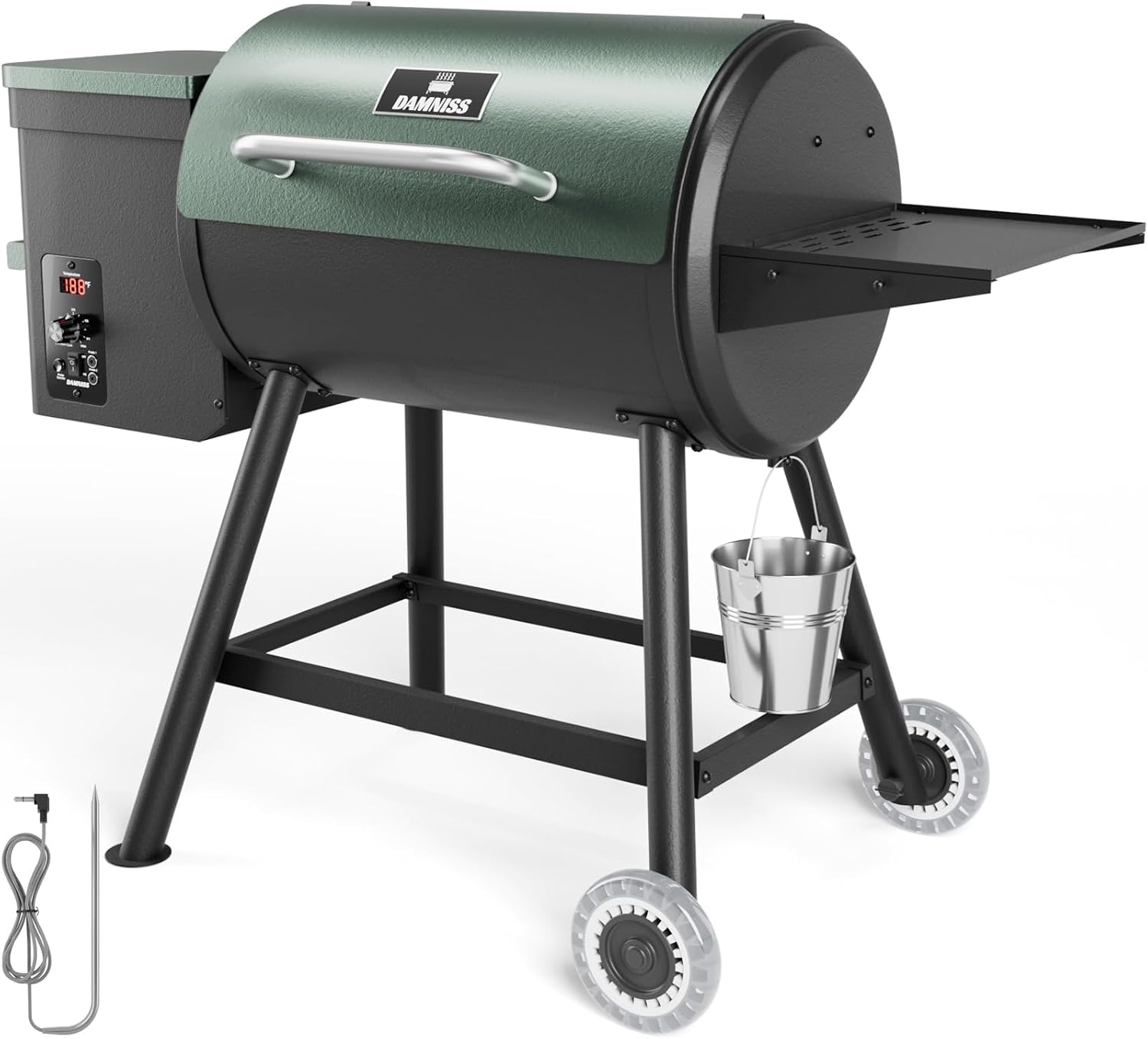 DAMNISS Grills Electric Wood Pellet Smoker Grill, Pellet Grill