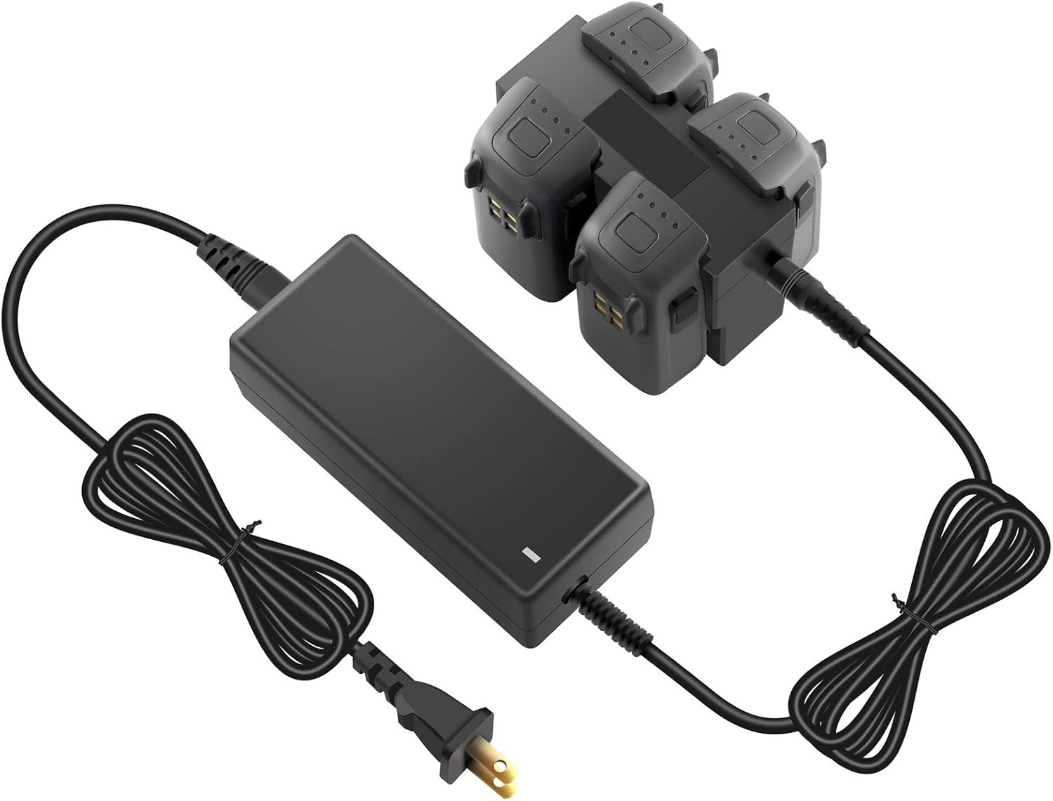 Hanatora Battery Charger with LCD Display for DJI Spark Drone,4 in 1 Rapid Multi Parallel Charging Hub Accessories