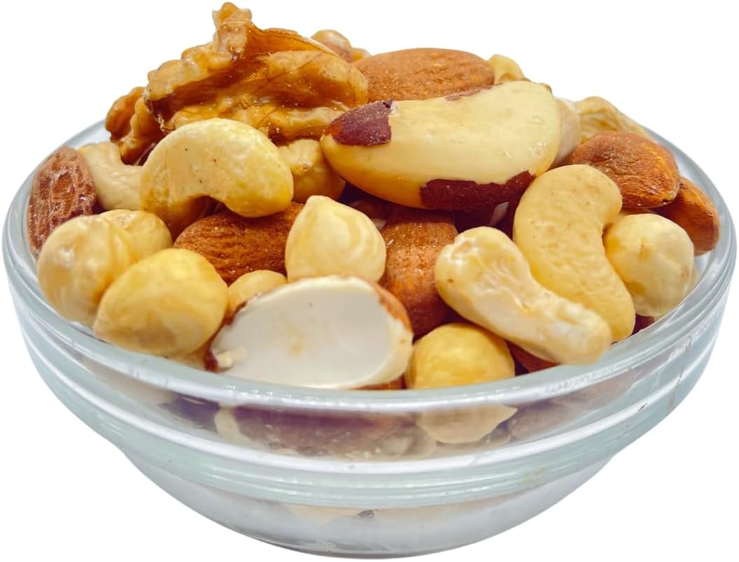 GoodFoodDelivered Mixed Raw Nuts 1kg – Premium Quality - Raw & Unsalted Cashews, Almonds, Hazelnuts, Walnuts, Brazil Nuts – Great for Healthy Snacks, Vegetarian & Vegan Diets