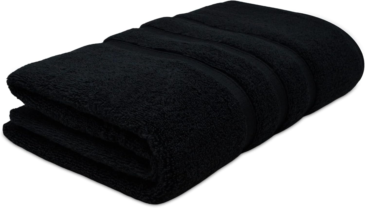 Towelogy® Premium Bath Towels 100% Egyptian Cotton Zero Twist Super Soft & Highly Absorbent Bathroom Towel Tear Resistant Strength 70 x 120cm | OEKO-TEX CERTIFIED & Eco-friendly (Noir Black, 1)