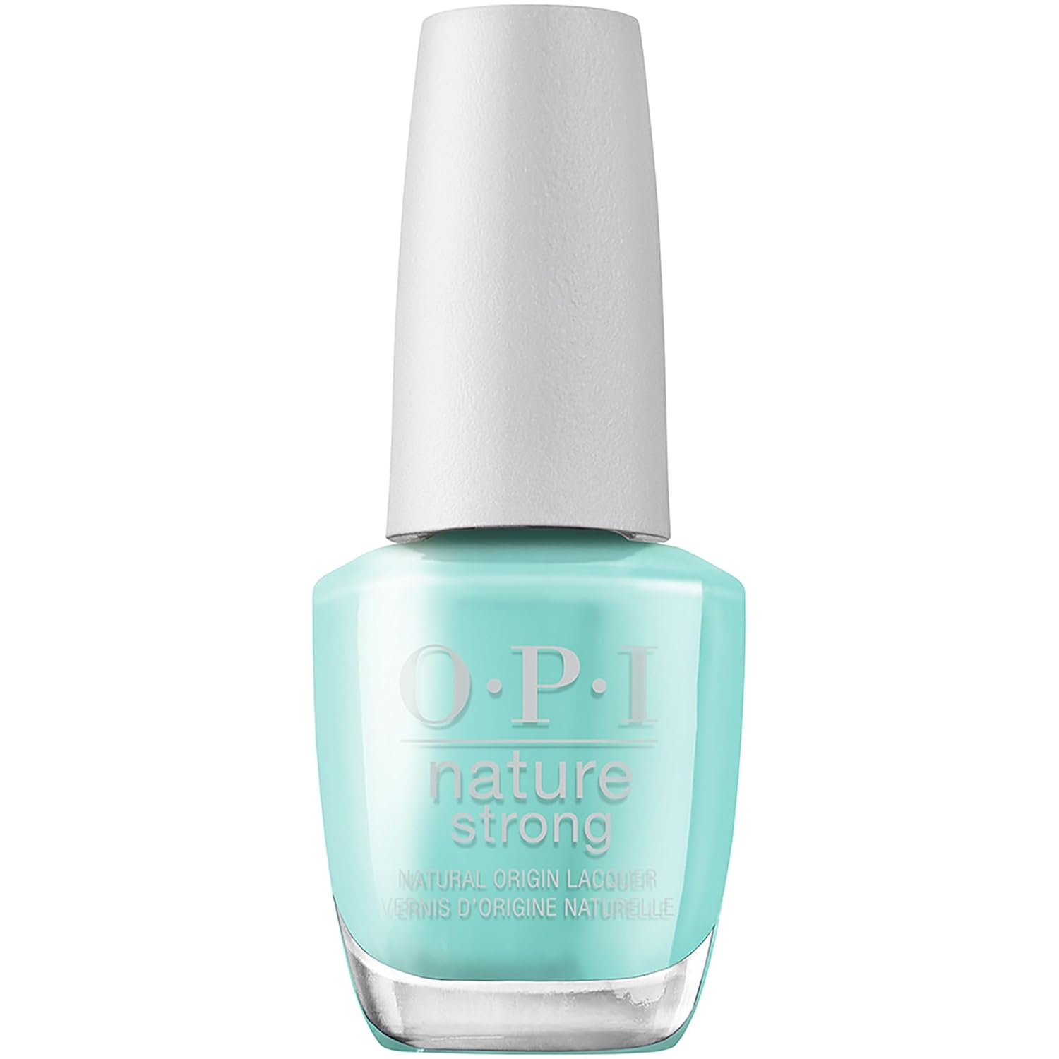 OPI Nature Strong Natural Origin Nail Polish | Opaque Bright Blue & Green Crème Eco-Friendly Nail Polish | Plant Based, Vegan, Cruelty Free